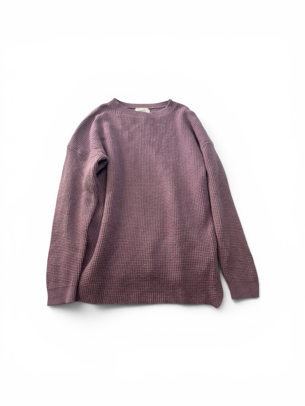 Kersha Wool Blend Sweater Women’s Size Medium Lavender Crewneck Top Cozy